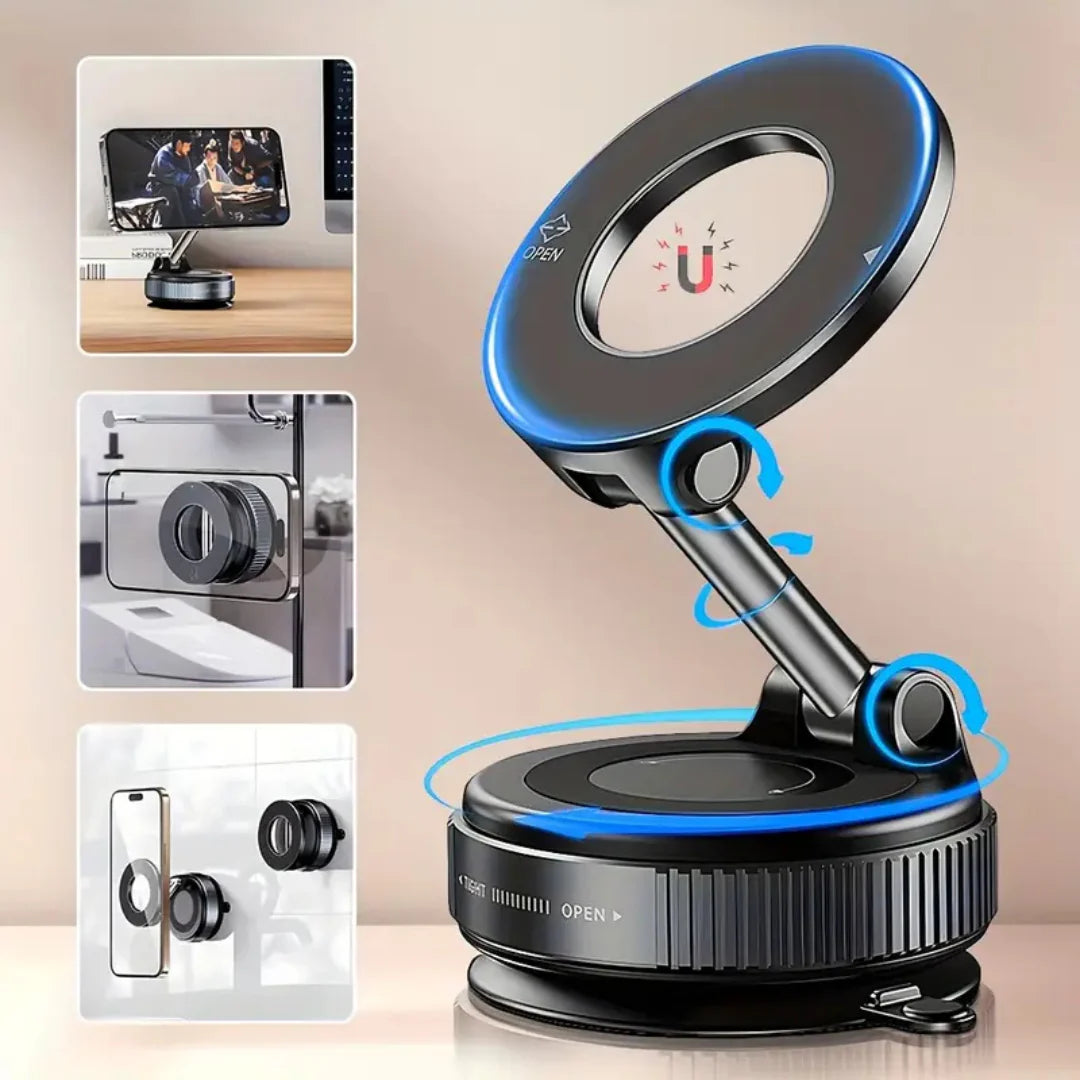SOPORTE MAGNETICO PRO 360° PARA CELULAR -DISEÑO PREMIUM Y COMPACTO