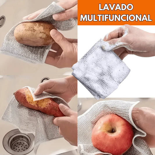 PAÑOS METALICO ANTIADHERENTE ( PACK 20 UNIDADES)