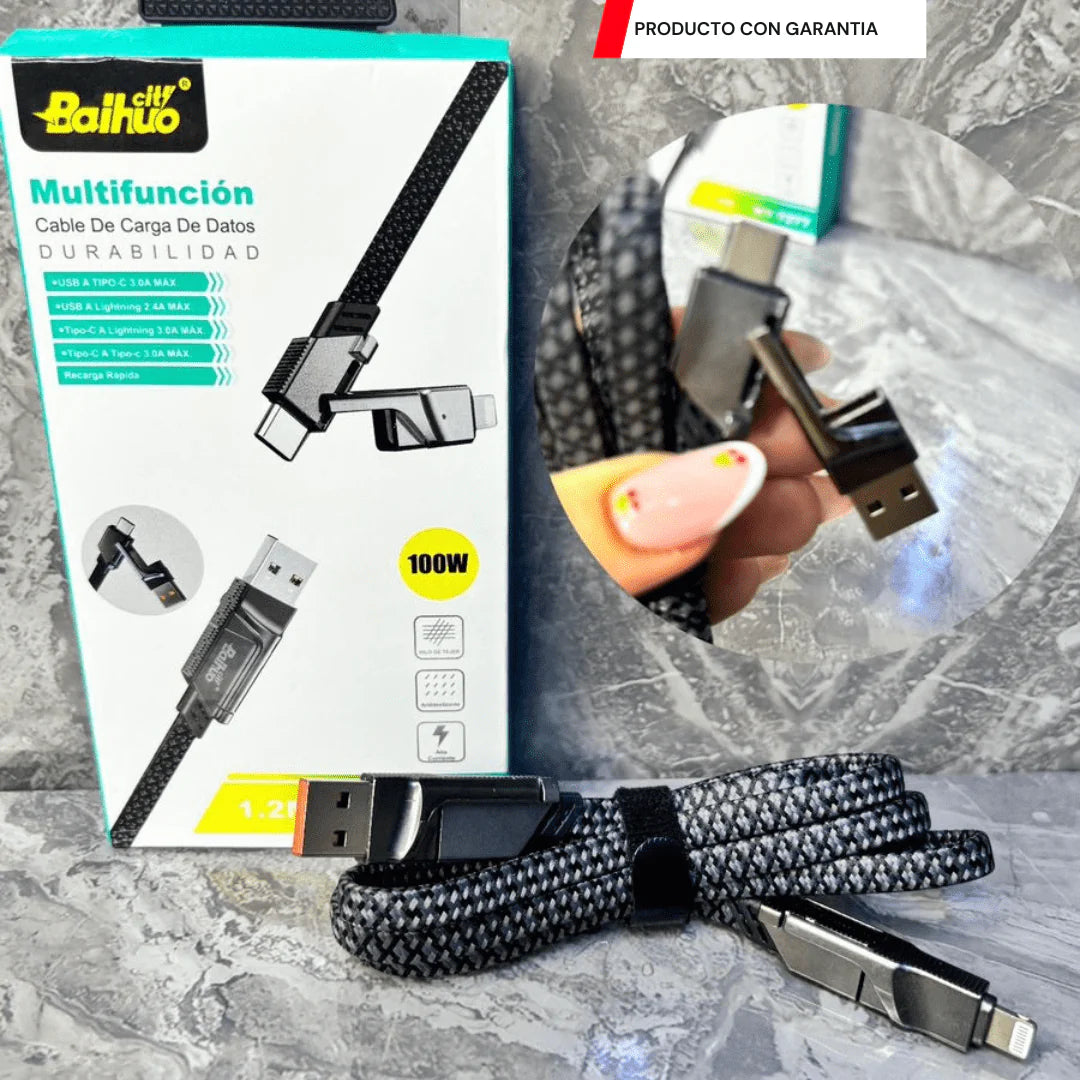 2 X 1 CABLE MULTIFUNCIONAL (4 EN 1)