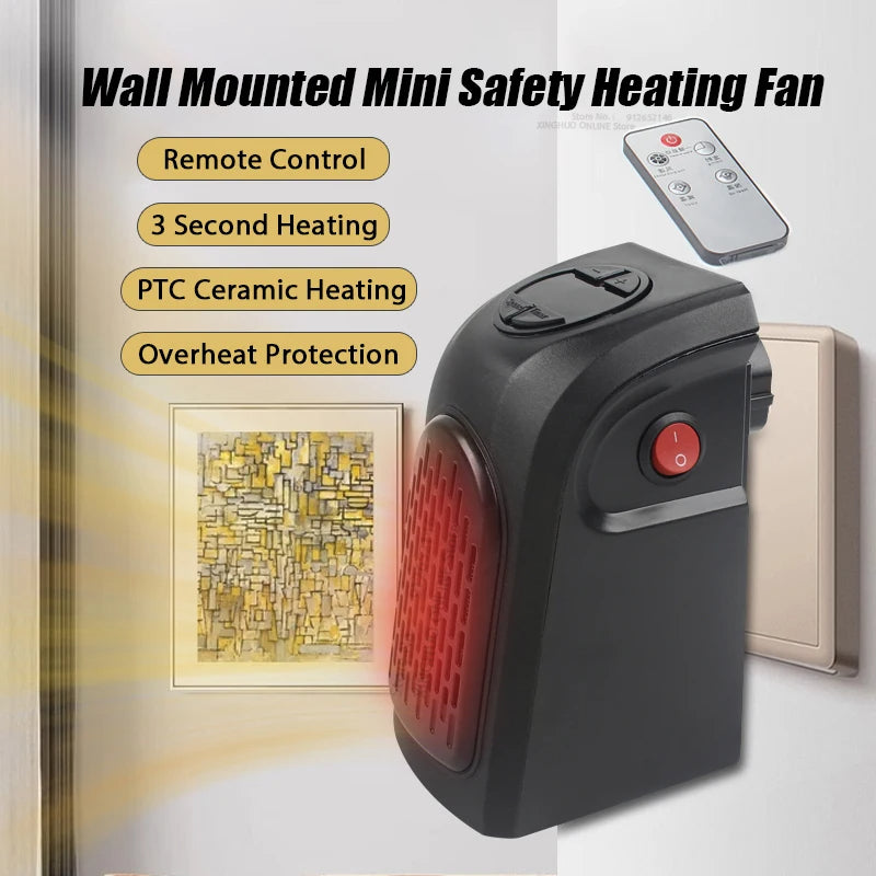 CALEFACTOR PORTATIL CON CONTROL REMOTO