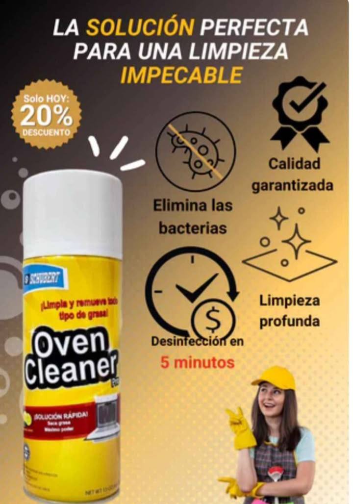 2 X 1 ESPUMA QUITA GRASA - OVEN CLEANER