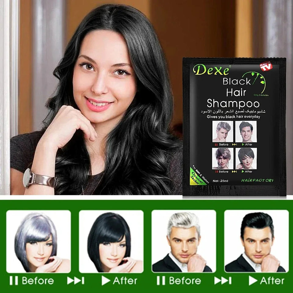 Shampoo Anticanas - Negro (Pack x 10 Sachets)