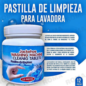 Pastillas de Limpieza para Lavadora – Elimina Sarro, Residuos y Malos Olores