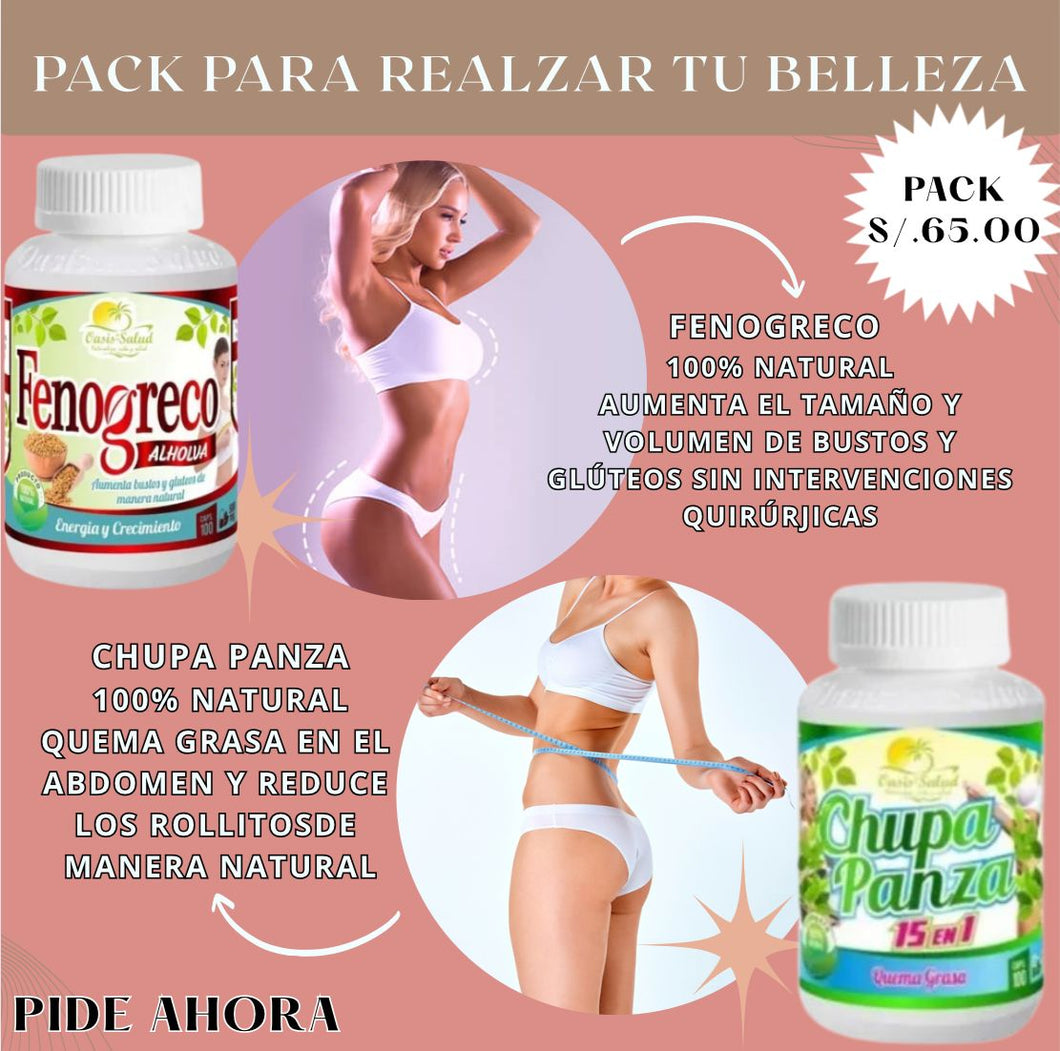 ✅ Pack Chupa Panza + Fenogreco 🌿 – Bienestar Digestivo y Abdomen más Ligero