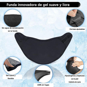 Compresa de Gel Frío y Caliente para Cuello – Alivio Inmediato del Dolor, Estrés y Tensión
