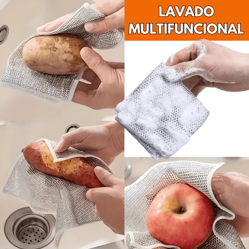 PAÑOS  METALICO ANTIADHERENTE ( PACK 20 UNIDADES)