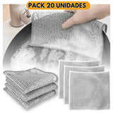 PAÑOS  METALICO ANTIADHERENTE ( PACK 20 UNIDADES)
